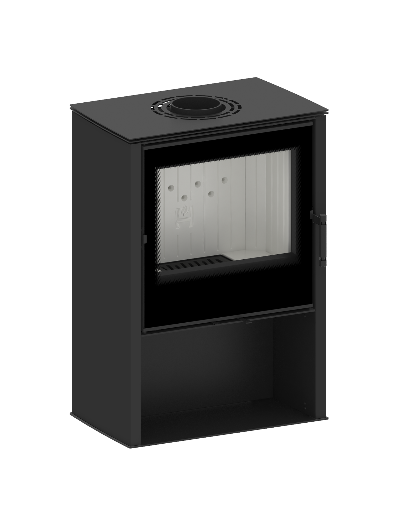 Kaminofen Hitze LUPO M 8,7 kW Freistehender Kamin Ofen Holzofen Kamin Freistehend