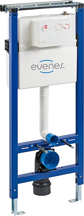 WC Element Vorwandelement mit Spülkasten Wand BH 115cm Betätigungsplatte