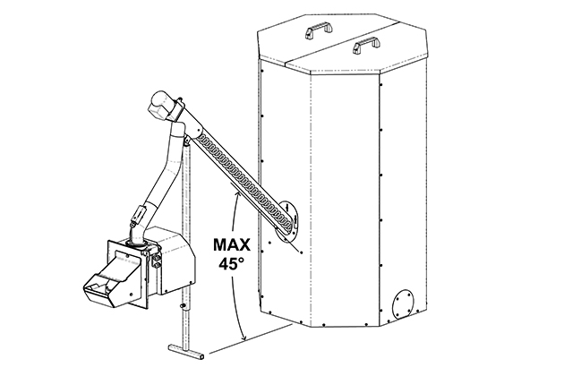 ATMOS - Förderschnecke 1,5-4,0 m Pelletbrenner A25 Pelletkessel Zubehör Pellet