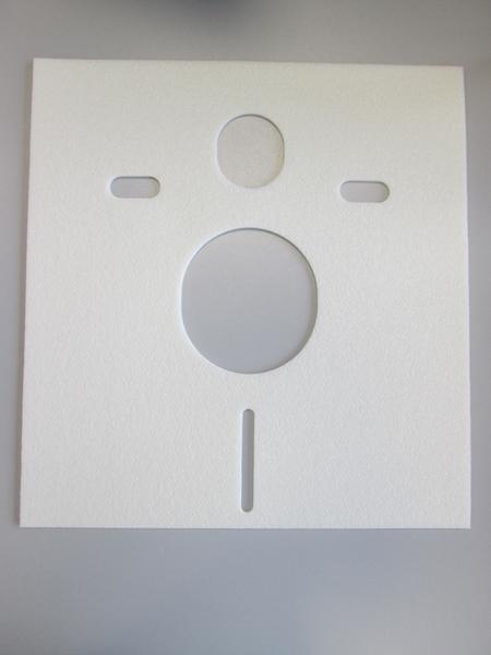 Geberit Duofix Vorwandelement Wand Tiefspül WC Delta25 + WC-Sitz WC Komplett Set