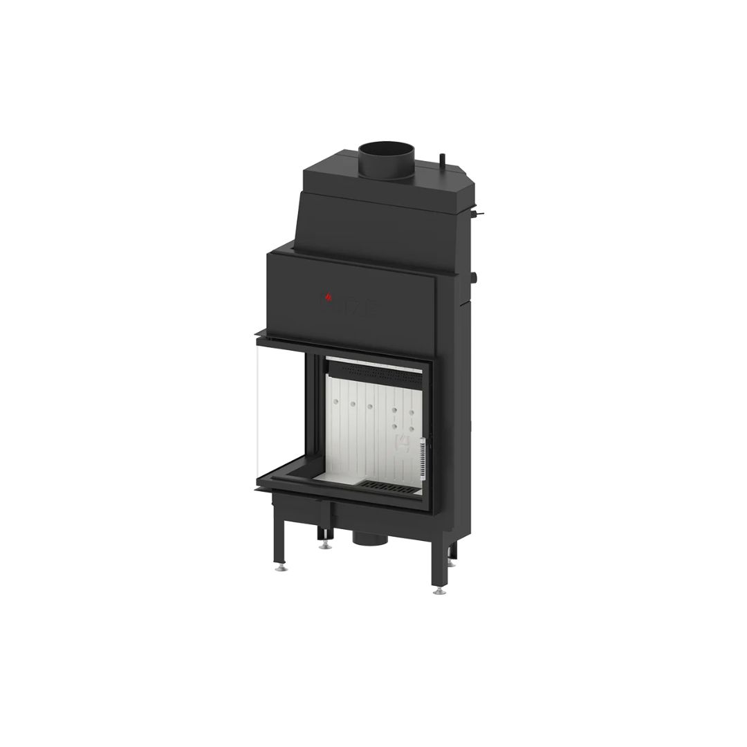 Kaminofen Hitze ALBERO Aquasystem ALAQS 68×53.L 19 kW Kaminofeneinsatz Links Kamin