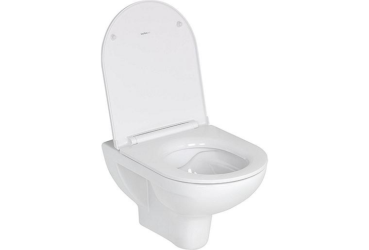 Laufen Combi-Pack PRO Wandtiefspül-WC spülrandlos WC-Sitz softclose abnehmbar Bad