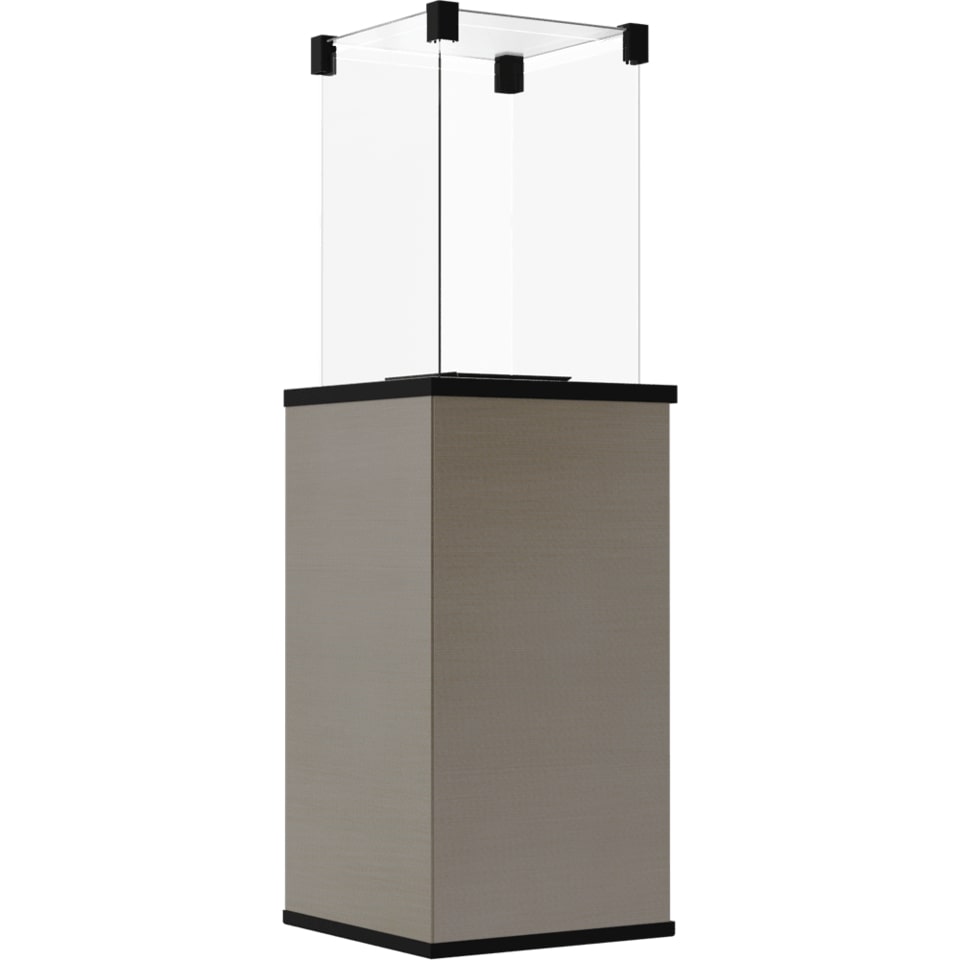 KRATKI Gaskamin PATIO Mini Quarzstein Filo Oro Gasheizgerät 4-8,2 kW