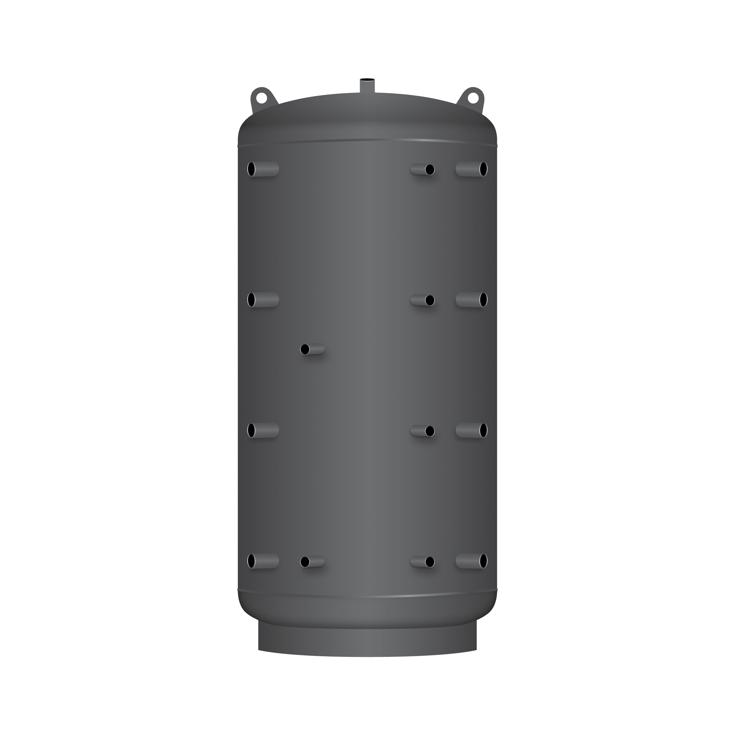 1500 Liter TWL Pufferspeicher PR-1500, 1 Wärmetauscher, mit 100mm Isolierung Heizungsspeicher