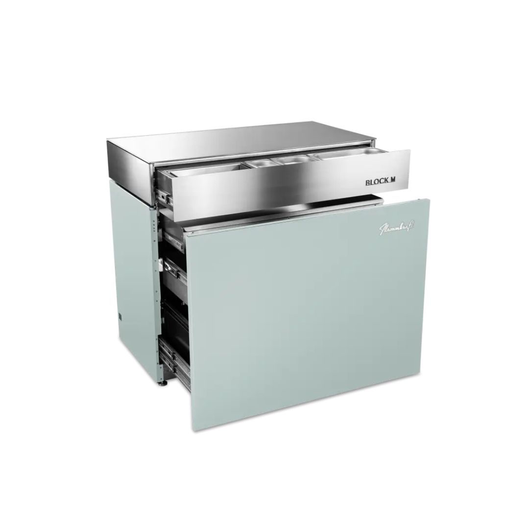 Flammkraft Outdoor-Küchenmodul BLOCK M Gen.5 Pool Grillmodul Kochmodul