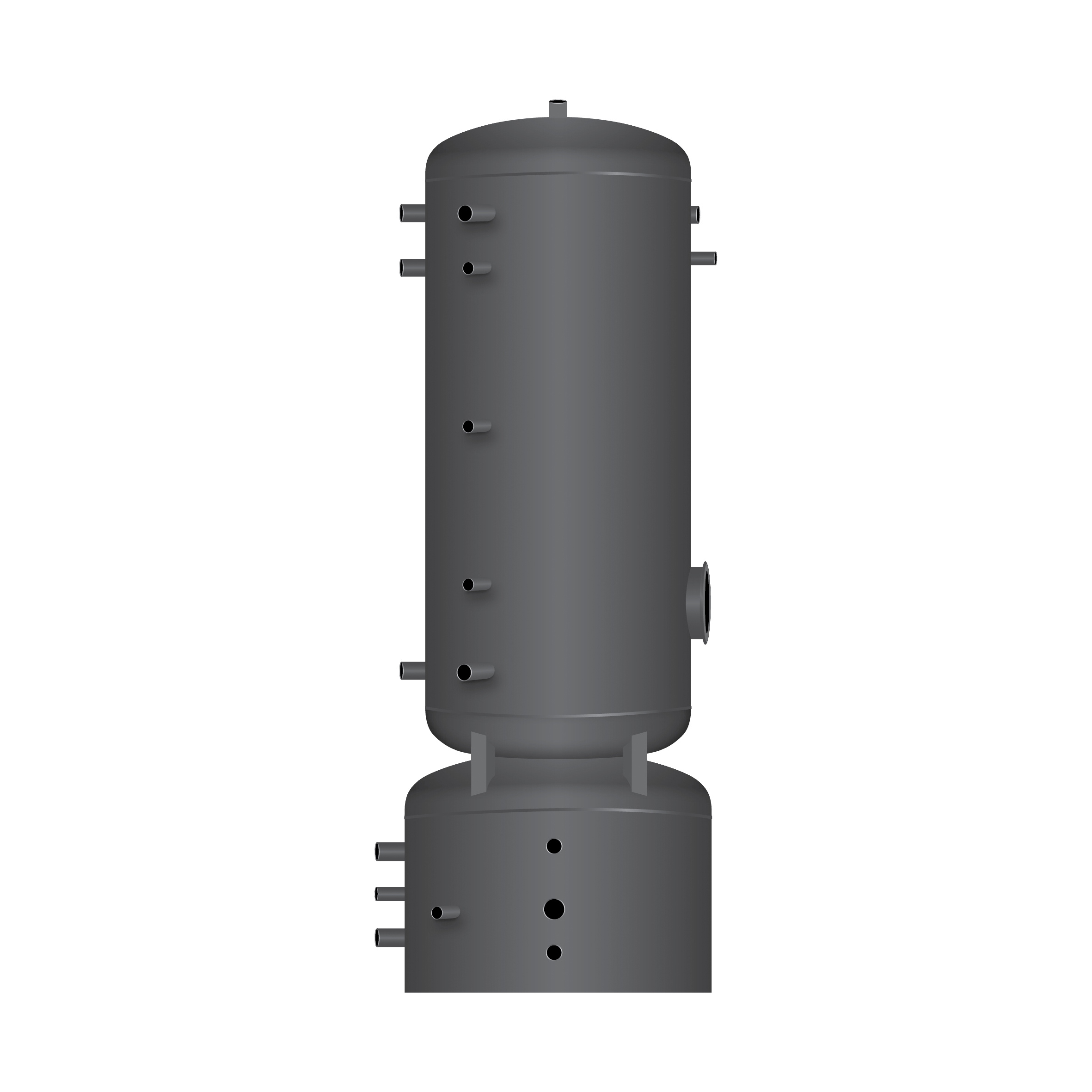 300/100 Liter TWL Effizienz-Kombispeicher EKS 300-100 Wärmepumpen-Dopppelspeicher