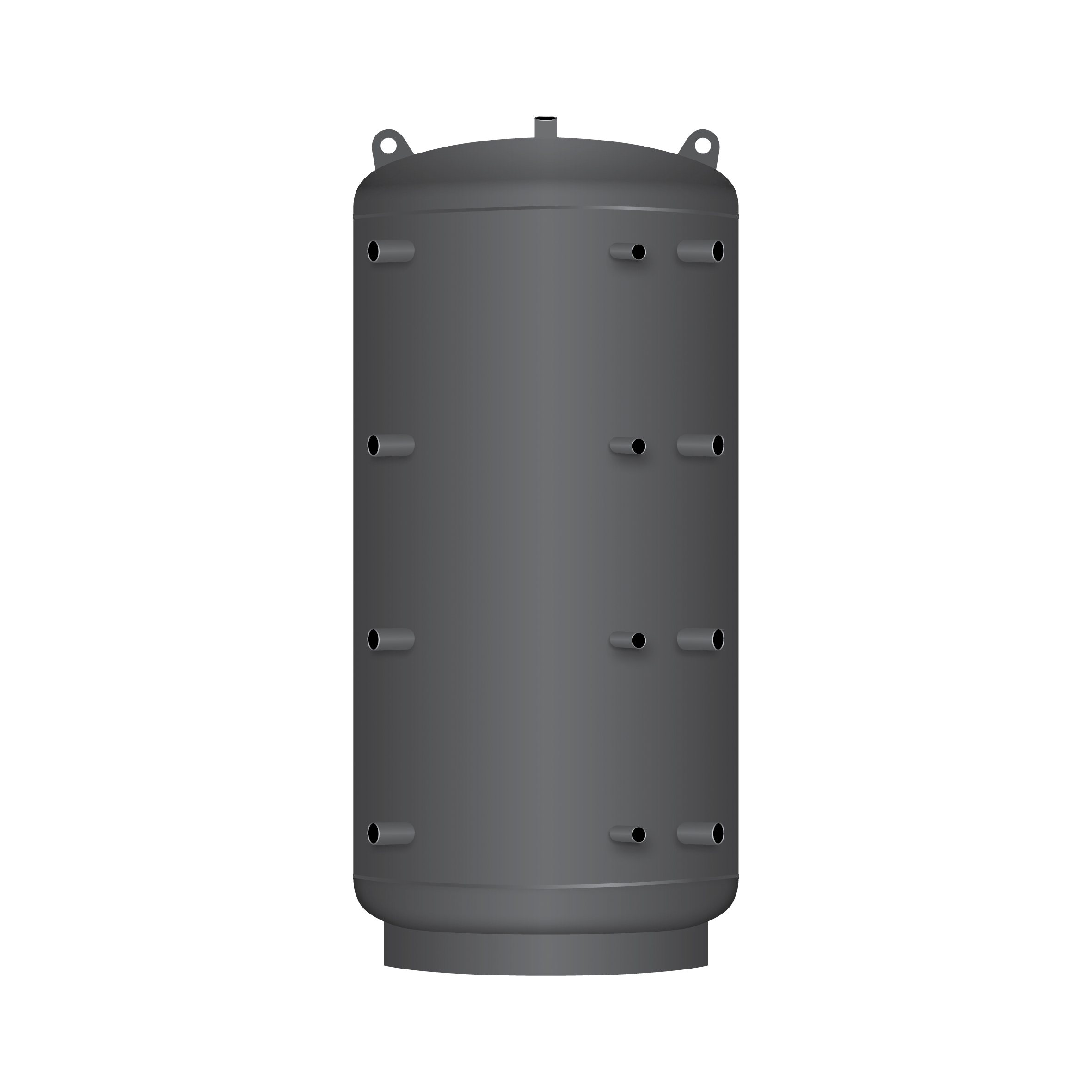 1500 Liter TWL Pufferspeicher P-1500, ohne Wärmetauscher, mit 120mm Isolierung