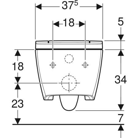 Geberit WC-Komplettanlage AquaClean Sela Dusch-WC weiß Wand-WC Badezimmer